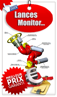 Matériel incendie Monitor - Lance Monitor incendie