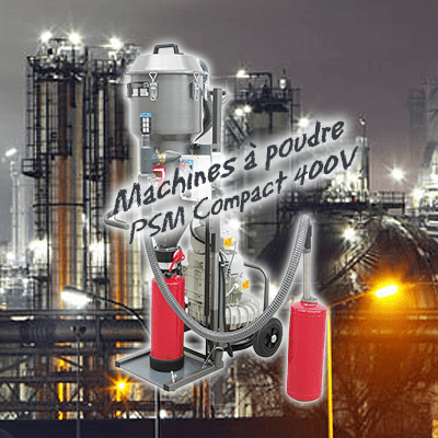PSM COMPACT 400 V, Machine pour recharge extincteurs à poudre