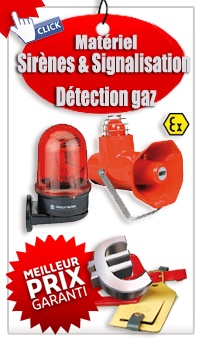 Sirènes & Signalisation détection gaz